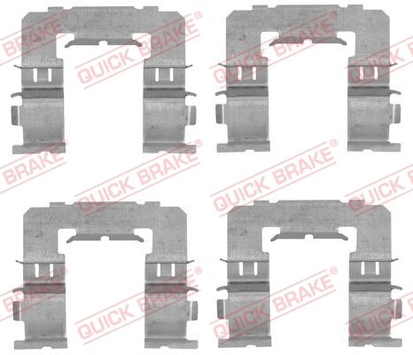 QUICK BRAKE Lisakomplekt, ketaspiduriklotsid 109-1742